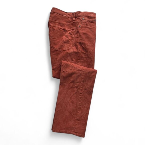 J.Crew Womens Re-Imagined Corduroy Jeans Pants Size 30 Rust 5-Pocket Pants - Picture 2 of 9